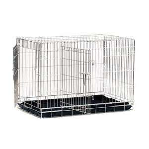  Precision Pet Great Crate Double Door Chrome Metal Wire Dog Crate 