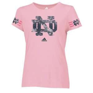com Notre Dame Fighting Irish Youth Girls adidas Pink Fashion Jersey 