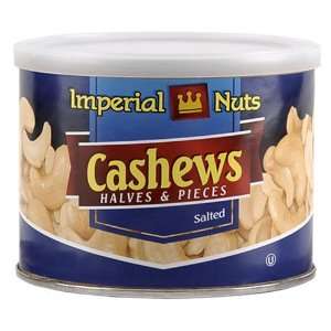 IMPERIAL NUTS CASHEWS HALVES AND PIECES SALTED 5 OZ  