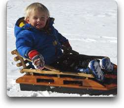 The Sled Riding Store   Mountain Boy Sledworks Bambino Grande Pull 