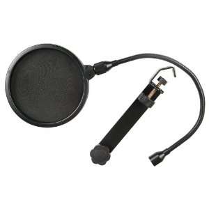   PRO PEPF20 6 Inch Clamp On Microphone Pop Filter Musical Instruments