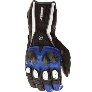   Mens Blue and Black Pro Street Gloves   Size  Small Automotive