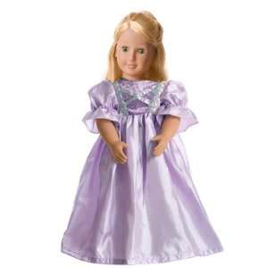  Rapunzel Doll Princess Dress   Doll Clothes: Toys & Games