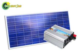 400 Watt GRID TIE INVERTER + 12V 100 Watt SOLAR PANEL  