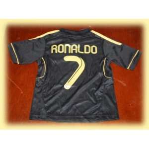 REAL MADRID AWAY CRISTIANO RONALDO 7 FOOTBALL SOCCER KIDS JERSEY 8 9 