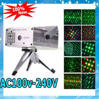 Mini Laser Stage Light Lighting Multi Pattern Disco DJ  