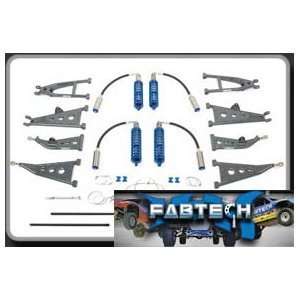    Fabtech FTS21031BK 3 Rear Leaf Spring Hanger System: Automotive