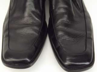   shoes black leather dress Steve Madden Kraymer 11 M loafers  