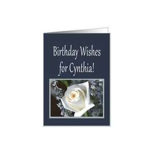 Birthday Wishes for Cynthia Card