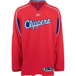   Clippers Team Authentic Long Sleeve Shooting Shirt