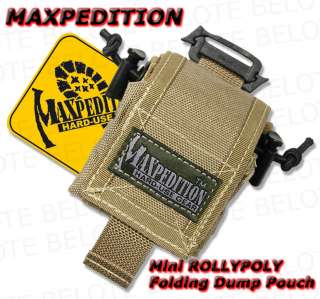 Maxpedition KHAKI Mini ROLLYPOLY Folding Pouch 0207K  