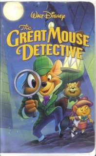 VHS: DISNEYS THE GREAT MOUSE DETECTIVE..ANIMATED#  
