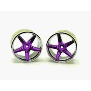   Spoke Purple Anodized Wheels   For All Redcat Racing Vehicles Toys