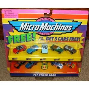   Micro Machines Stock Cars #17 Collection w/5 Bonus Cars: Toys & Games