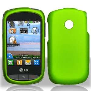  For Tracfone Net 10 Lg 800g Accessory   Green Hard Case 