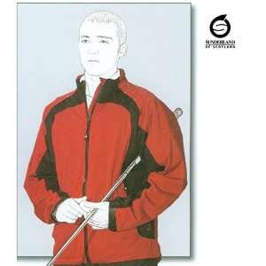  Sunderland Golf Whisper Dry Mens Jacket (ColorSand/Black 