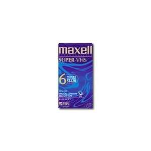  Maxell 126 MIN SUPER VHS TAPE BROADCAST QUALITY 1PK 