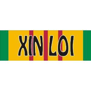  Xin Loi Vietnam Service Ribbon Decal Sticker 9 