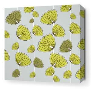    Inhabit   Floating Lotus Stretched Wall Art