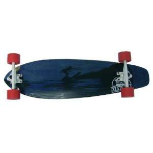  MIAMI LONGBOARDS Kicktail BLUE SURF MONSTER LONGBOARD 