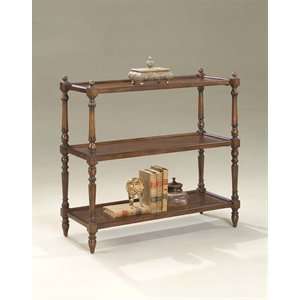  Butler Wood Plantation Cherry 3 tier Console Table Patio 